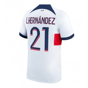 Paris Saint-Germain Lucas Hernandez #21 Gostujuci Dres 2023-24 Kratak Rukavima